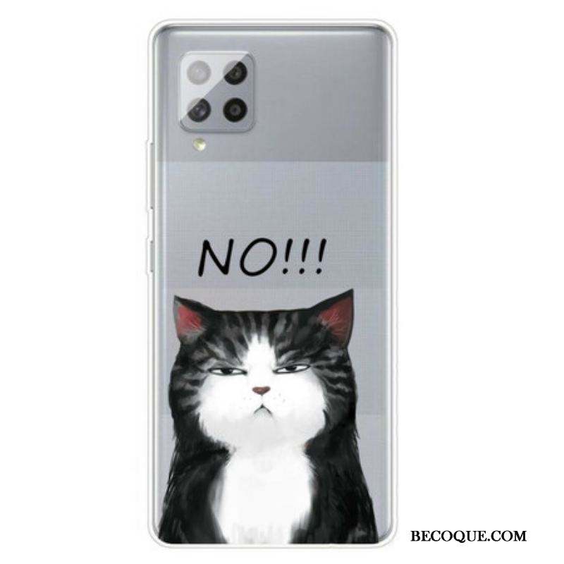 Coque Samsung Galaxy A42 5G Le Chat Qui Dit Non