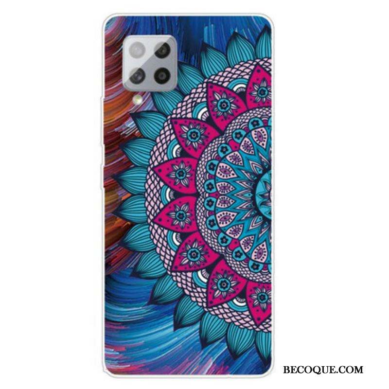 Coque Samsung Galaxy A42 5G Mandala Coloré