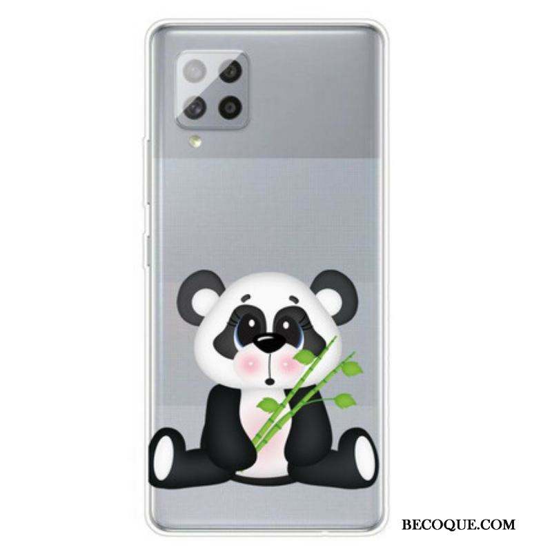 Coque Samsung Galaxy A42 5G Transparente Panda Triste