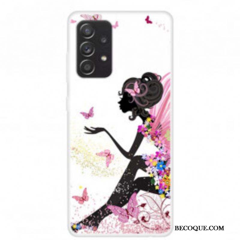 Coque Samsung Galaxy A52 4G / A52 5G / A52s 5G Butterfly Lady