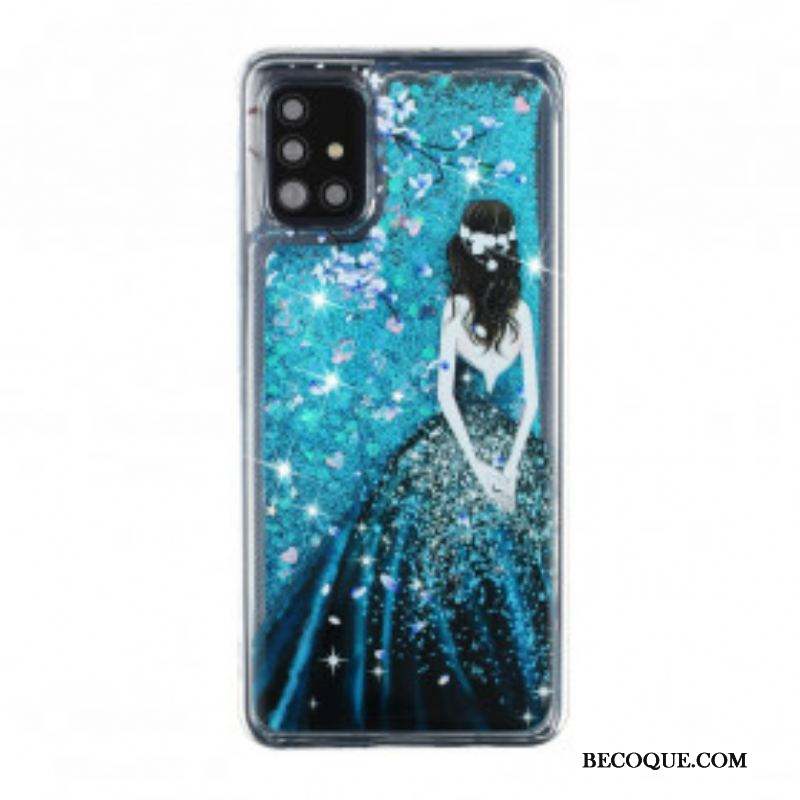 Coque Samsung Galaxy A52 4G / A52 5G / A52s 5G Femme Paillettes