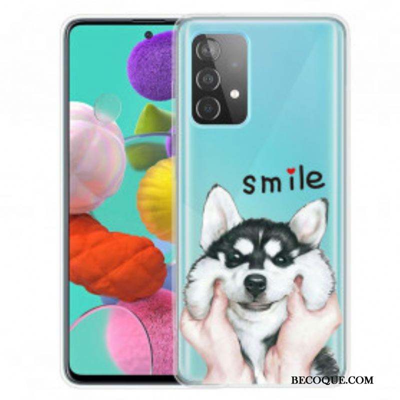 Coque Samsung Galaxy A52 4G / A52 5G / A52s 5G Smile Dog