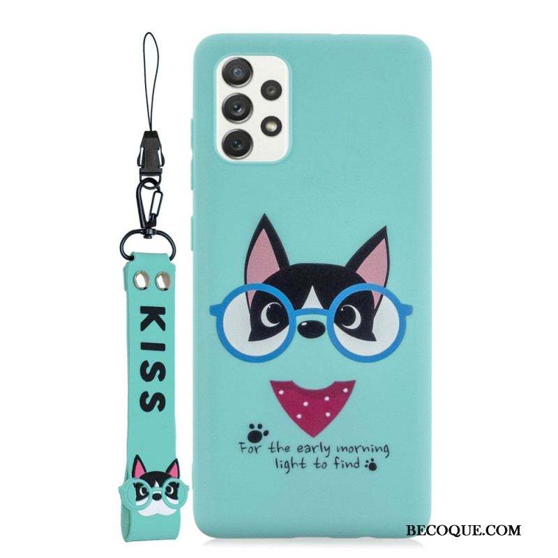 Coque Samsung Galaxy A53 5G Cartoon avec Lanière