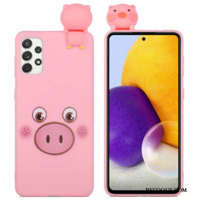 Coque Samsung Galaxy A53 5G Cochon Fun 3D