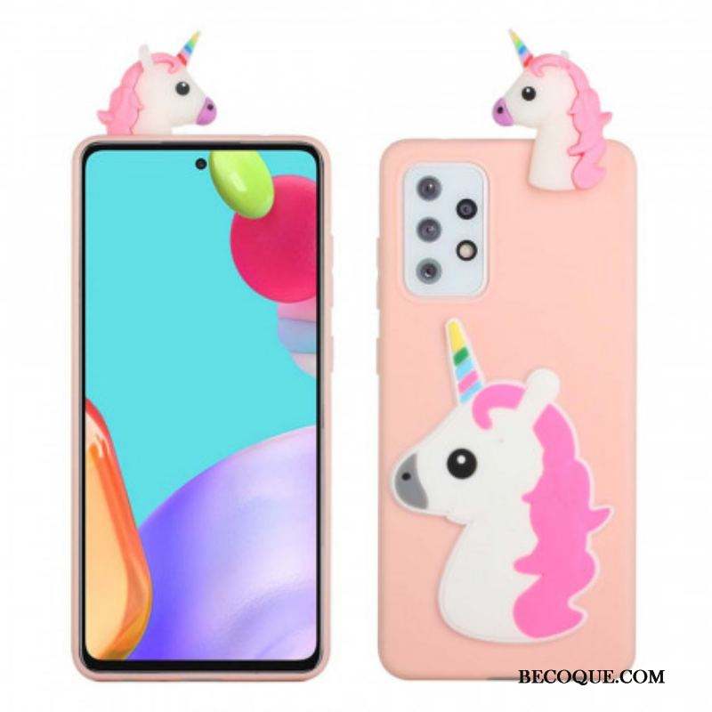 Coque Samsung Galaxy A53 5G Licorne 3D