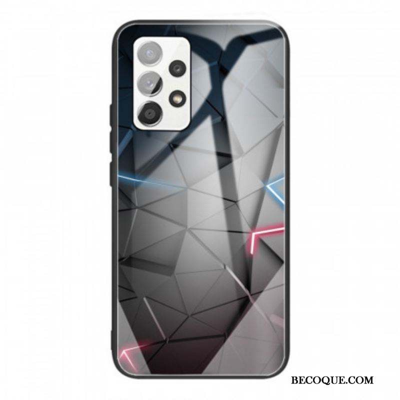 Coque Samsung Galaxy A53 5G Verre Trempé Géométrie