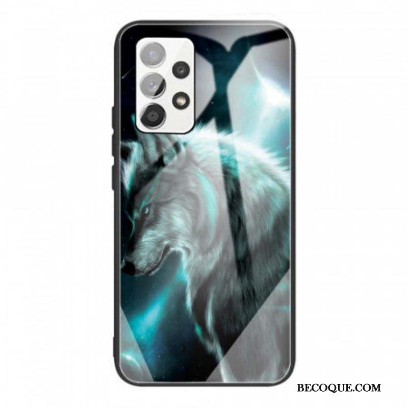 Coque Samsung Galaxy A53 5G Verre Trempé Loup