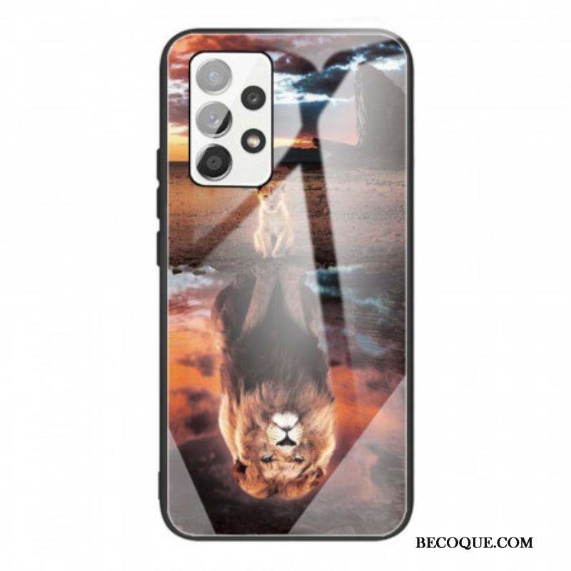 Coque Samsung Galaxy A53 5G Verre Trempé Rêve de Lionceau