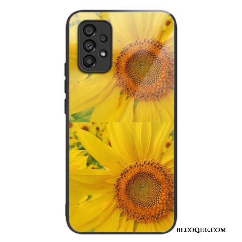 Coque Samsung Galaxy A53 5G Verre Trempé Tournesol