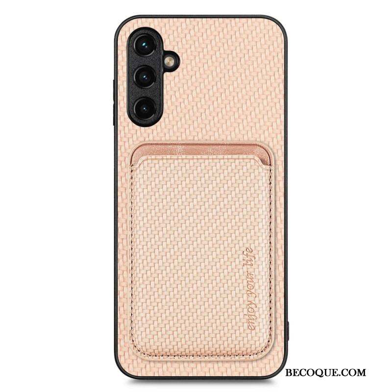 Coque Samsung Galaxy A54 5G Fibre Carbone Porte-Cartes