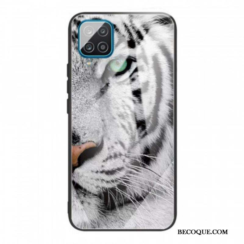 Coque Samsung Galaxy M32 Verre Trempé Tigre