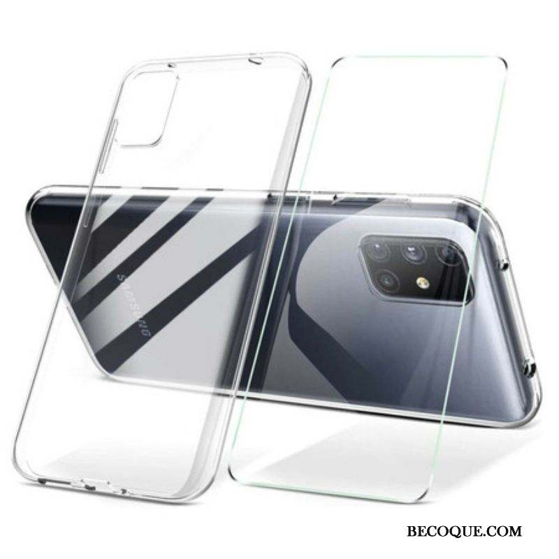 Coque Samsung Galaxy M51 Coque et Verre trempée Écran