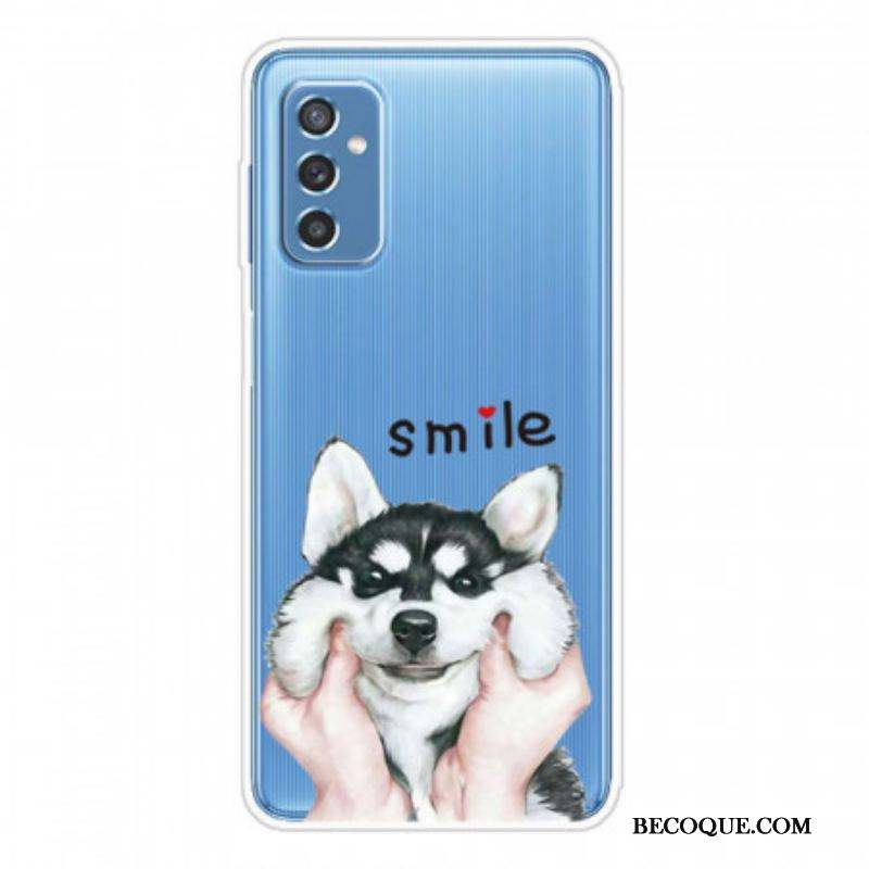 Coque Samsung Galaxy M52 5G Loup Câlin