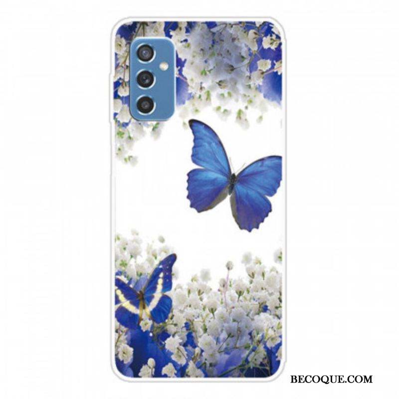 Coque Samsung Galaxy M52 5G Papillon Mystique