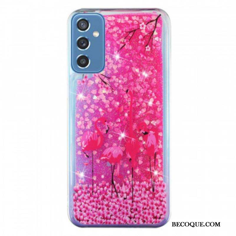 Coque Samsung Galaxy M52 5G Rose Éternel