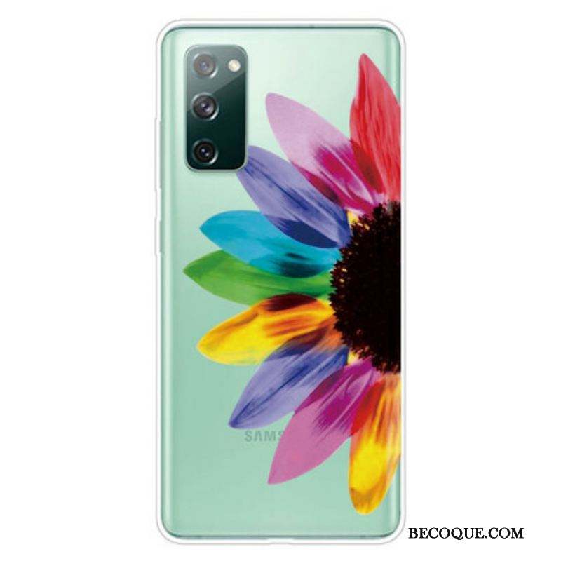 Coque Samsung Galaxy S20 FE Fleur Colorée