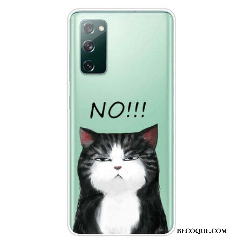 Coque Samsung Galaxy S20 FE Le Chat Qui Dit Non