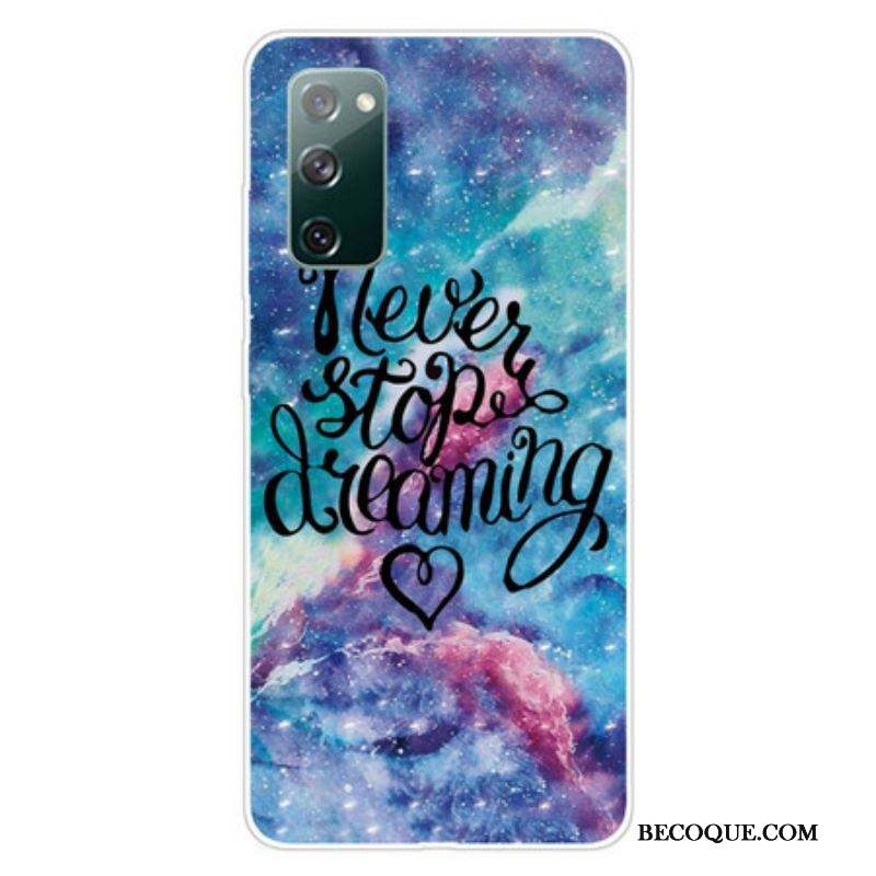 Coque Samsung Galaxy S20 FE Never Stop Dreaming