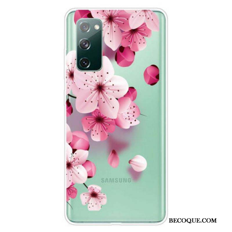 Coque Samsung Galaxy S20 FE Petites Fleurs Roses