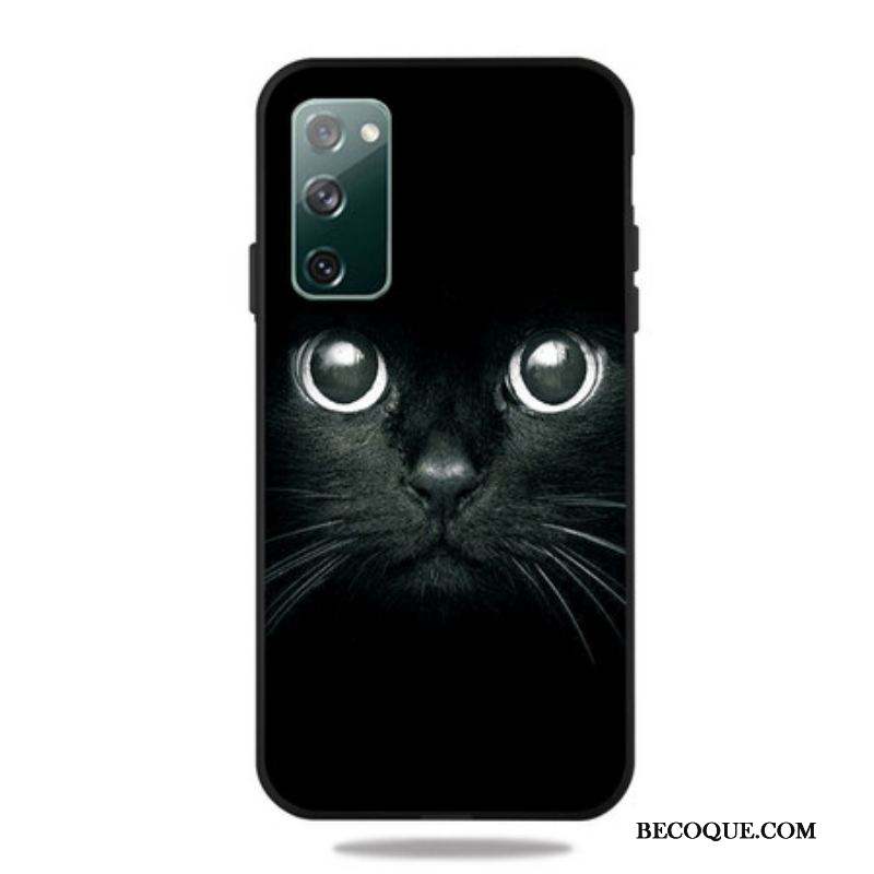 Coque Samsung Galaxy S20 FE Yeux de Chat