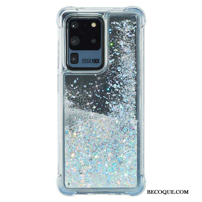 Coque Samsung Galaxy S20 Plus Paillettes Coins Renforcés