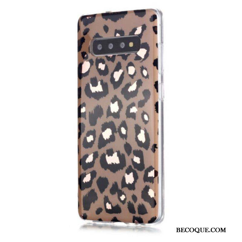 Coque Samsung Galaxy S20 Plus / S20 Plus 5G Marbre Style Léopard