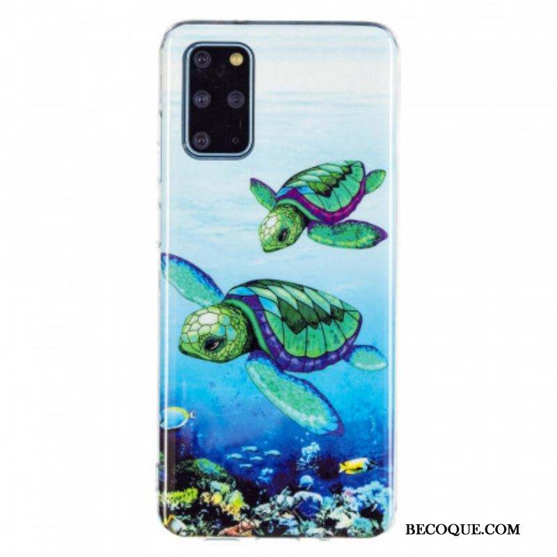 Coque Samsung Galaxy S20 Plus / S20 Plus 5G Tortues Fluorescente