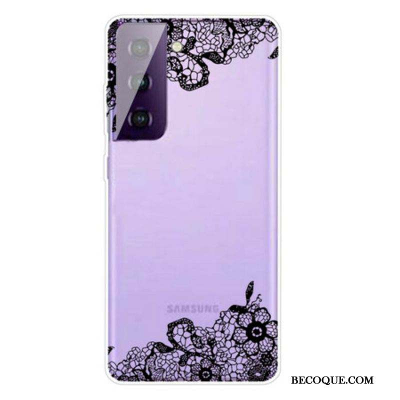 Coque Samsung Galaxy S21 5G Dentelle Fine