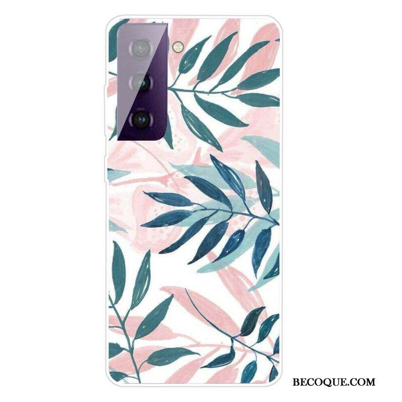 Coque Samsung Galaxy S21 5G Feuilles