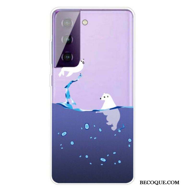 Coque Samsung Galaxy S21 5G Jeux de Mer