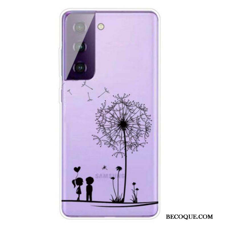 Coque Samsung Galaxy S21 5G Pissenlit Love