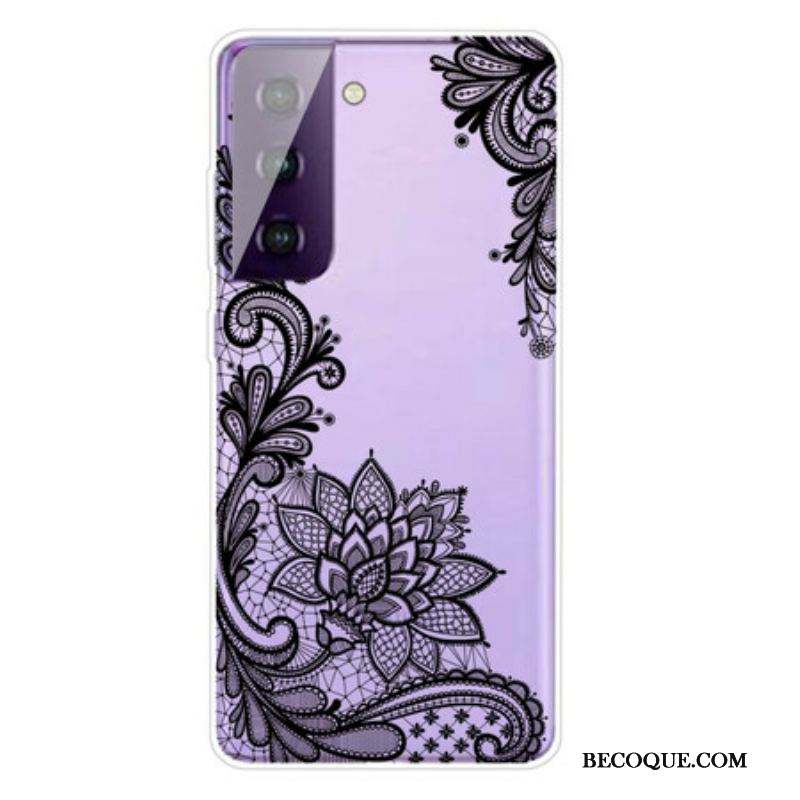 Coque Samsung Galaxy S21 5G Sublime Dentelle