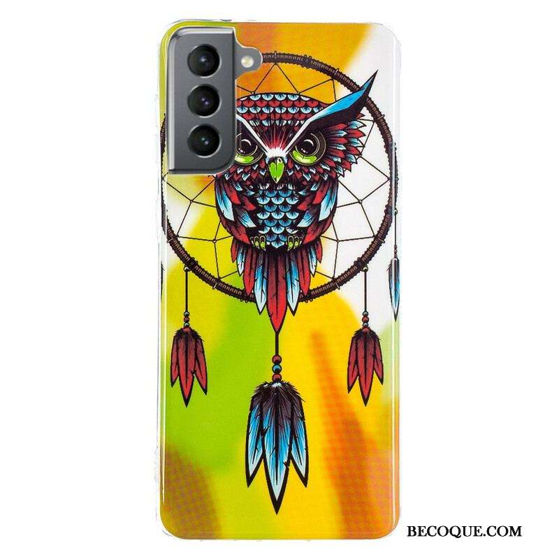 Coque Samsung Galaxy S21 FE Attrape Rêves Fluorescente