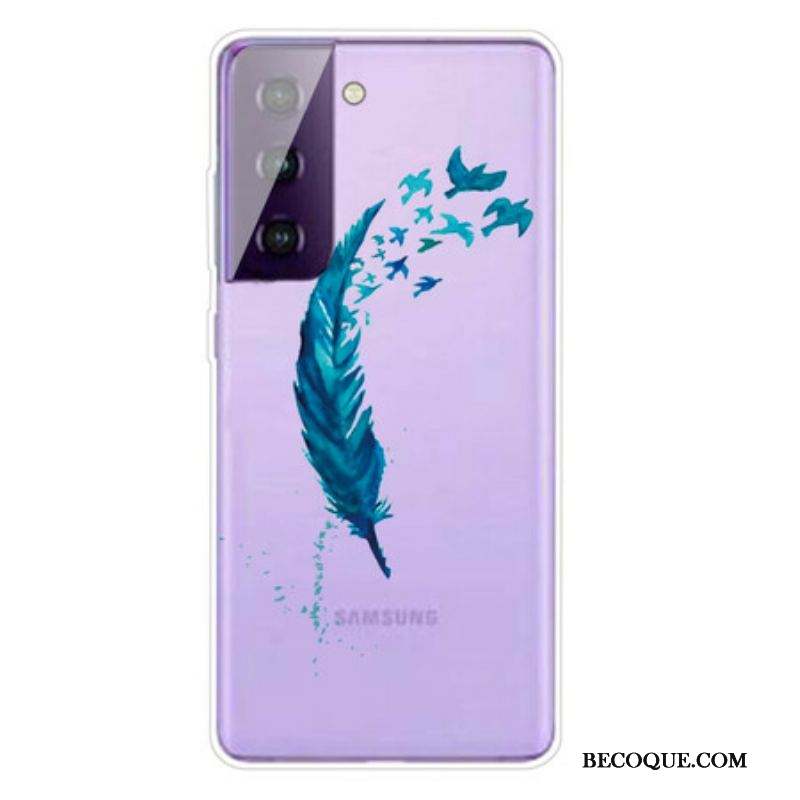 Coque Samsung Galaxy S21 FE Belle Plume