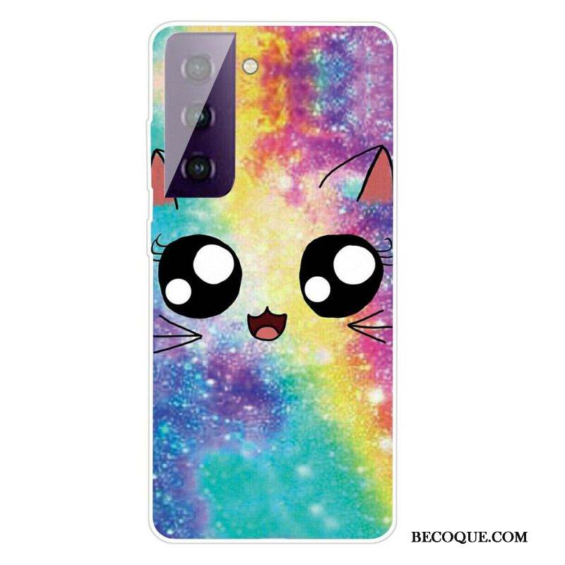 Coque Samsung Galaxy S21 FE Chat Cartoon