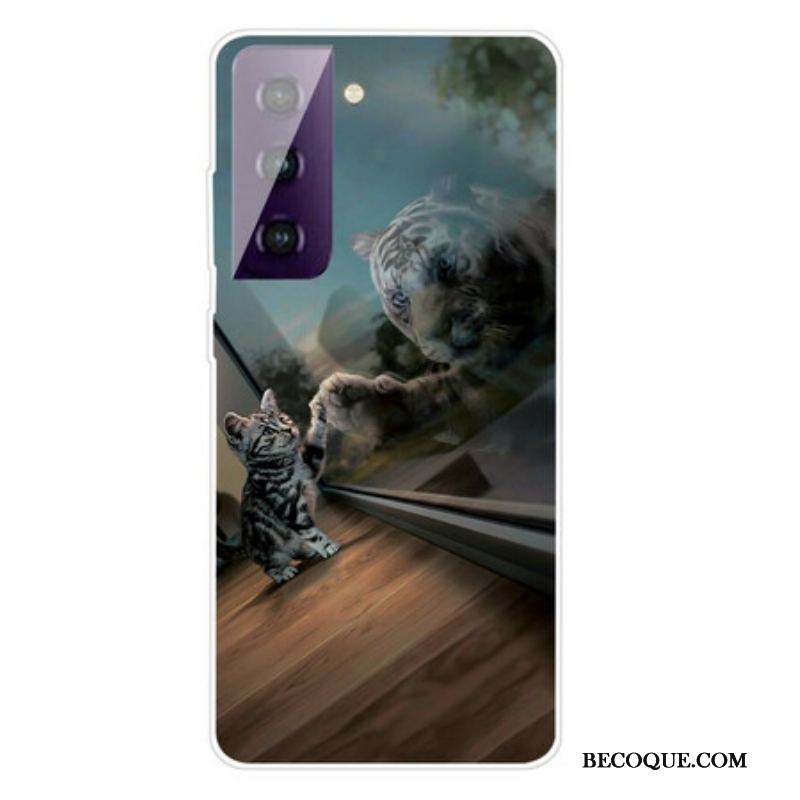 Coque Samsung Galaxy S21 FE Rêve de Chaton