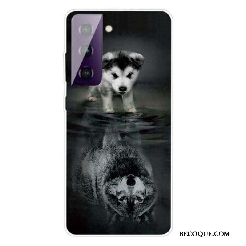 Coque Samsung Galaxy S21 FE Rêve de Chiot