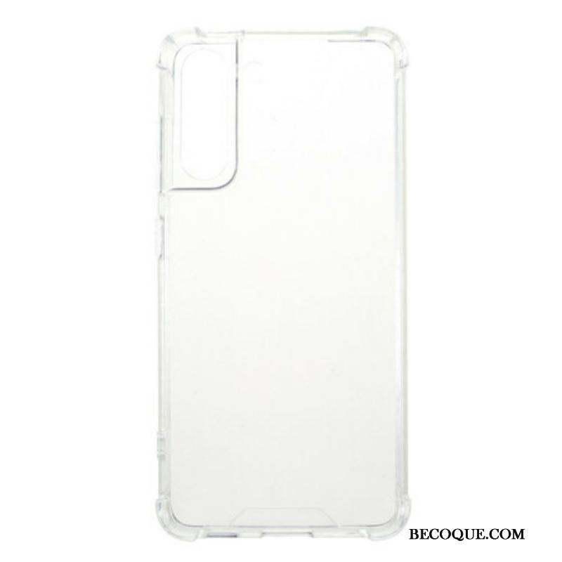 Coque Samsung Galaxy S21 FE Transparente Coins Renforcés