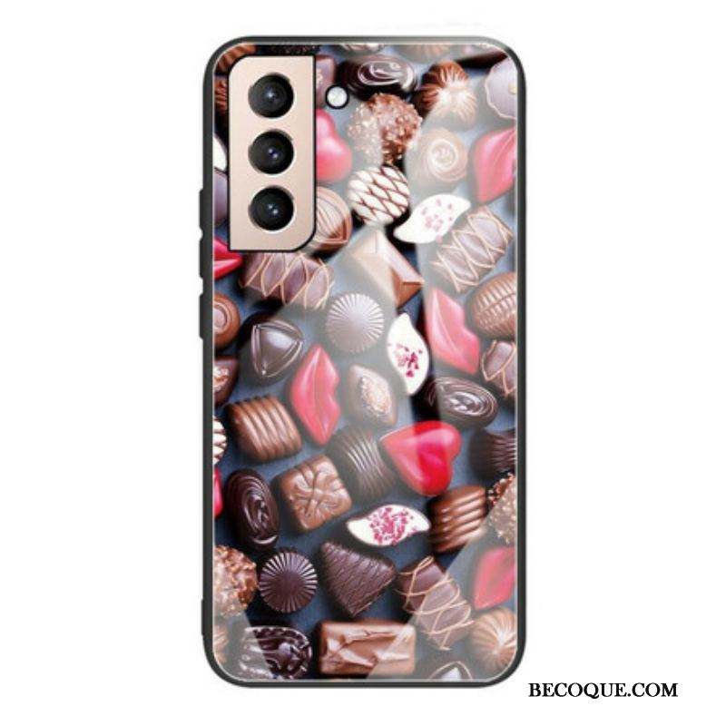 Coque Samsung Galaxy S21 FE Verre Trempé Chocolat