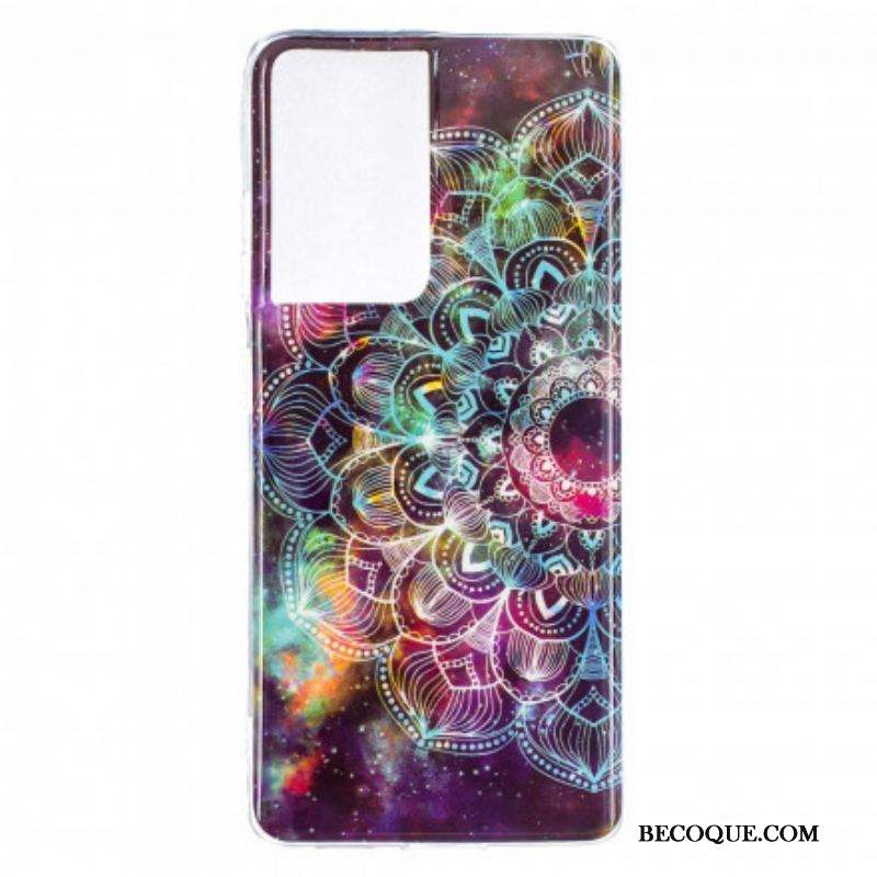 Coque Samsung Galaxy S21 Ultra 5G Série Floralies Fluorescente