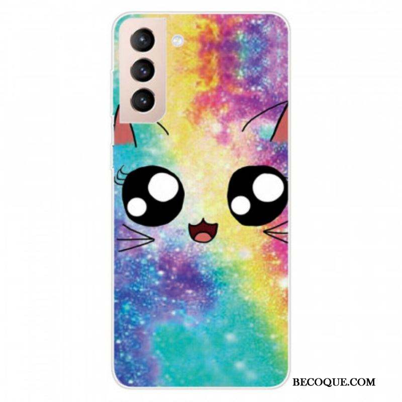 Coque Samsung Galaxy S22 5G Chat Cartoon