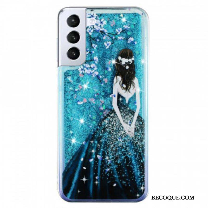 Coque Samsung Galaxy S22 5G Femme Paillettes