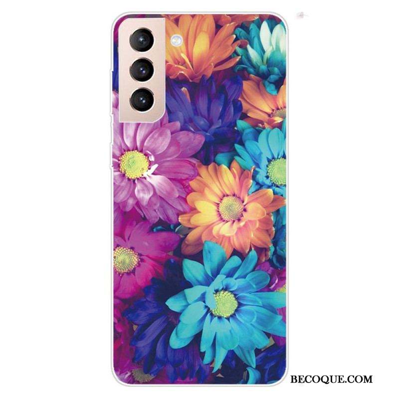 Coque Samsung Galaxy S22 5G Flexible Fleurs