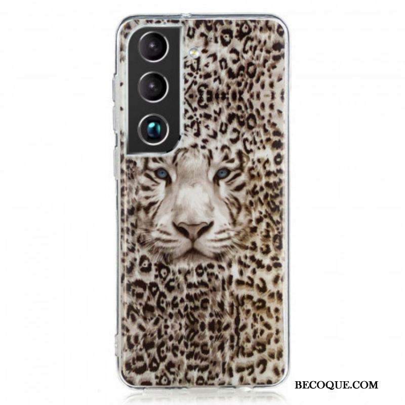 Coque Samsung Galaxy S22 5G Leopard Fluorescente