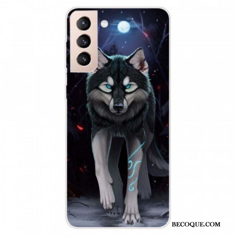 Coque Samsung Galaxy S22 5G Loup Royal