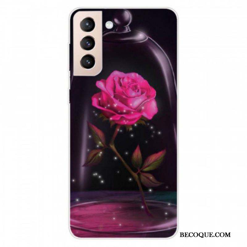 Coque Samsung Galaxy S22 5G Rose Magique