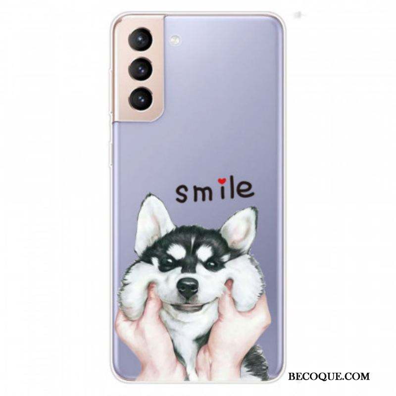 Coque Samsung Galaxy S22 5G Smile Dog