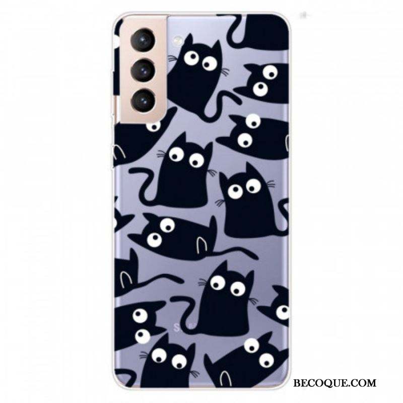 Coque Samsung Galaxy S22 5G Souris Noires