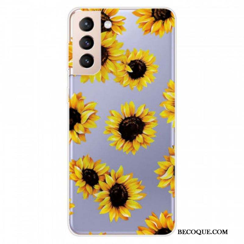 Coque Samsung Galaxy S22 5G Tournesols