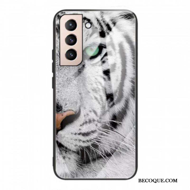 Coque Samsung Galaxy S22 5G Verre Trempé Tigre